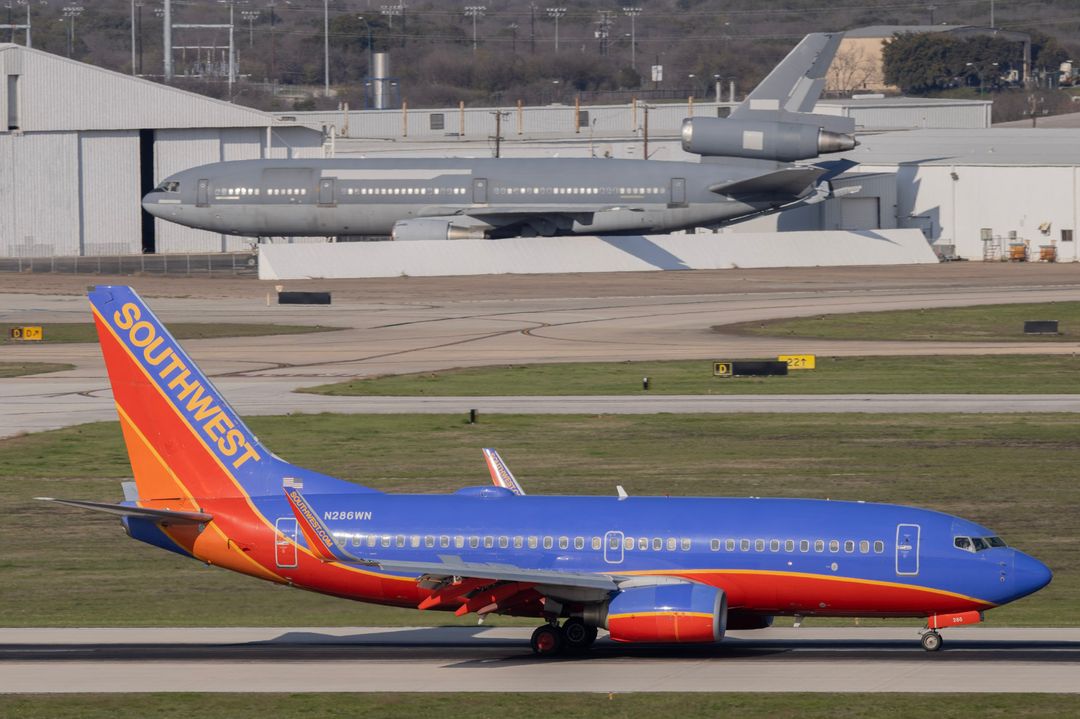 Photo of N286WN  - Southwest Airlines Boeing 737-700 at SAT on AeroXplorer Aviation Database